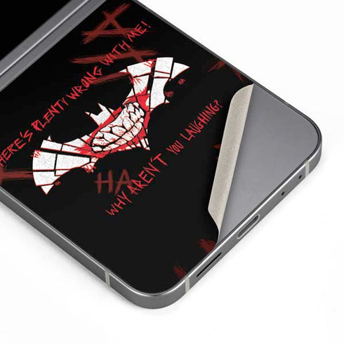 DC Comics The Joker Plenty Wrong With Me Galaxy Z Flip6 Skin